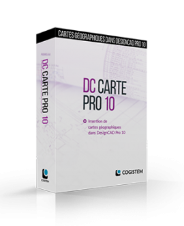 DC-Carte Pro 10 - Insertion carte géographique pour DesignCAD Pro 10