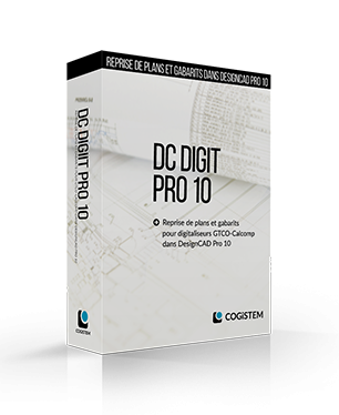 Reprise de plans et gabarits pour digitaliseurs dans DesignCAD Pro 10